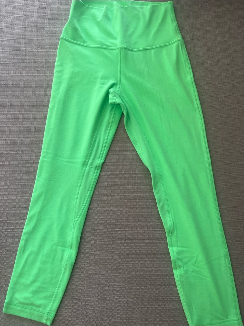lululemon athletica Girls Neon Green Performance Leggings